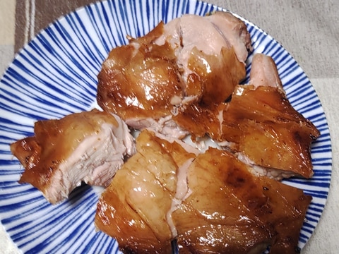 魚ロースターでローストチキン
